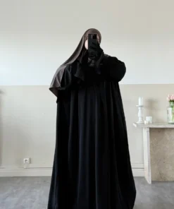 Alternative view of Abaya Yaqout Soie de Médine