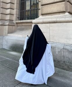 Khimar Hajar 2 voiles Soie de Médine