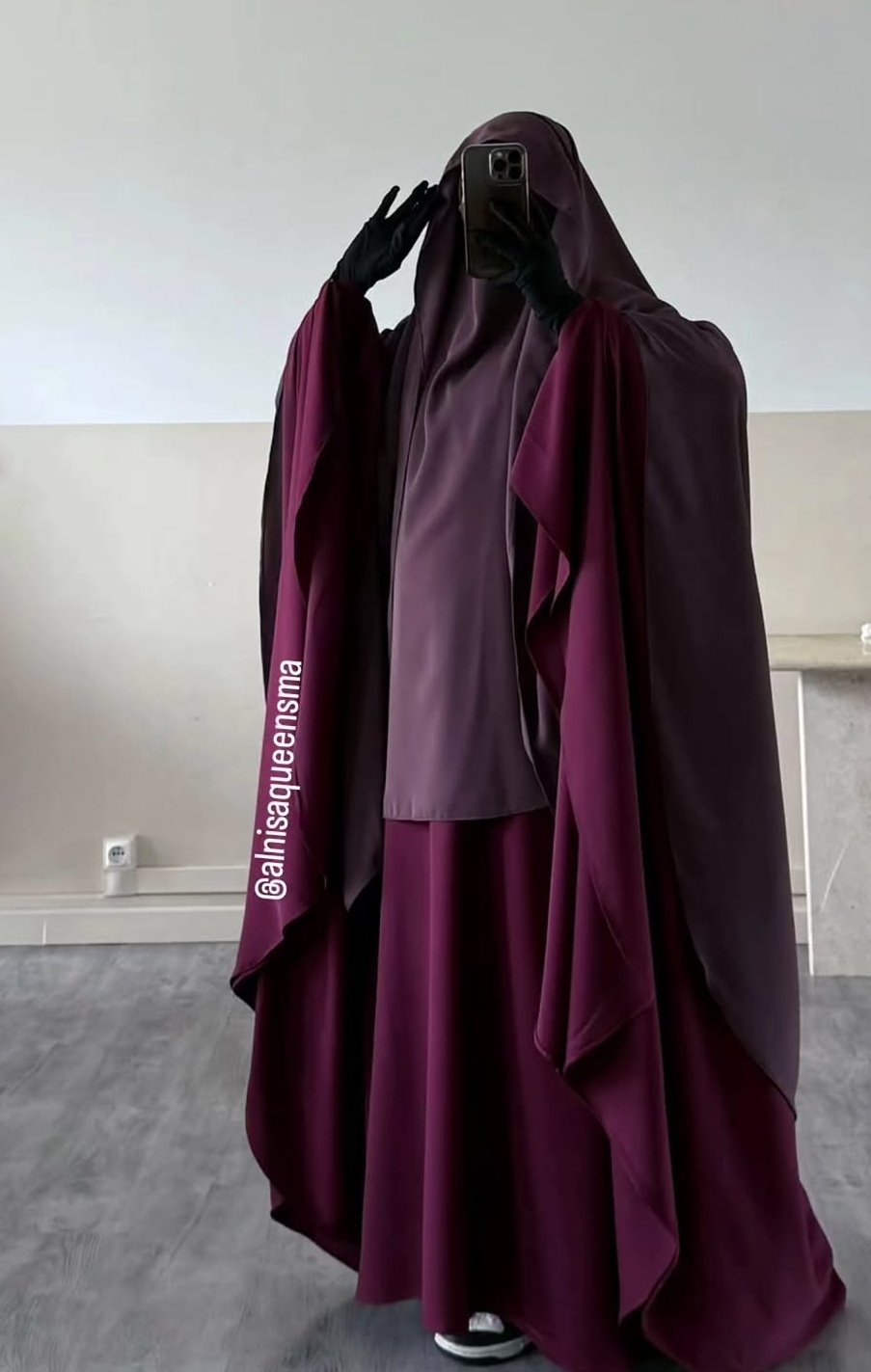 Abaya  Maleeka Soie de médine – Image 27