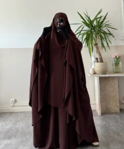 Khimar Maleeka T2 (150cm) Soie de médine – Image 23
