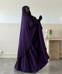 Khimar Maleeka T2 (150cm) Soie de médine – Image 21