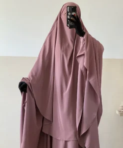 Khimar Maleeka T1 soie de médine (140cm) Déstockage
