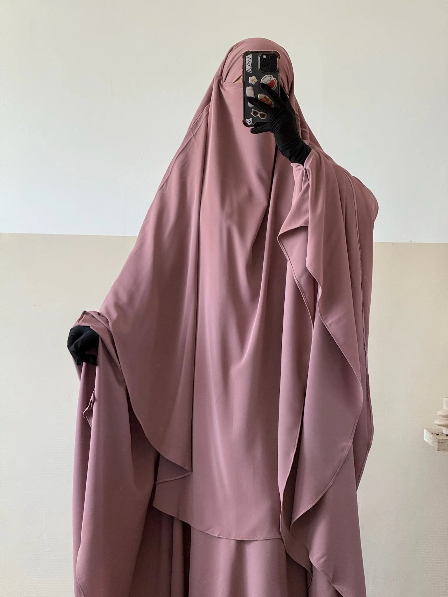 Khimar Maleeka T1 soie de médine (140cm) Déstockage