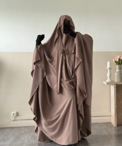 Abaya Maleeka Soie de médine Déstockage – Image 2